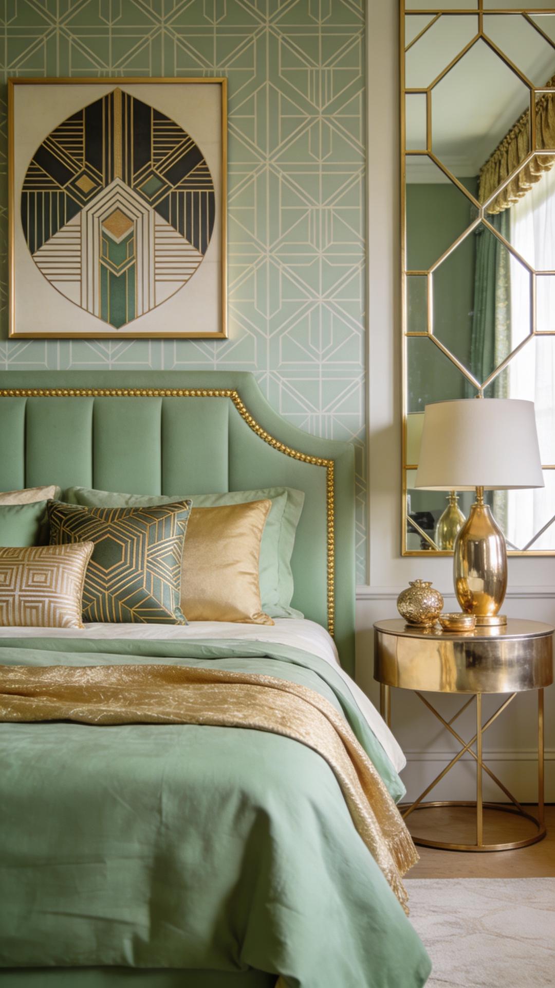 Art Deco Luxe With Geometric Glam