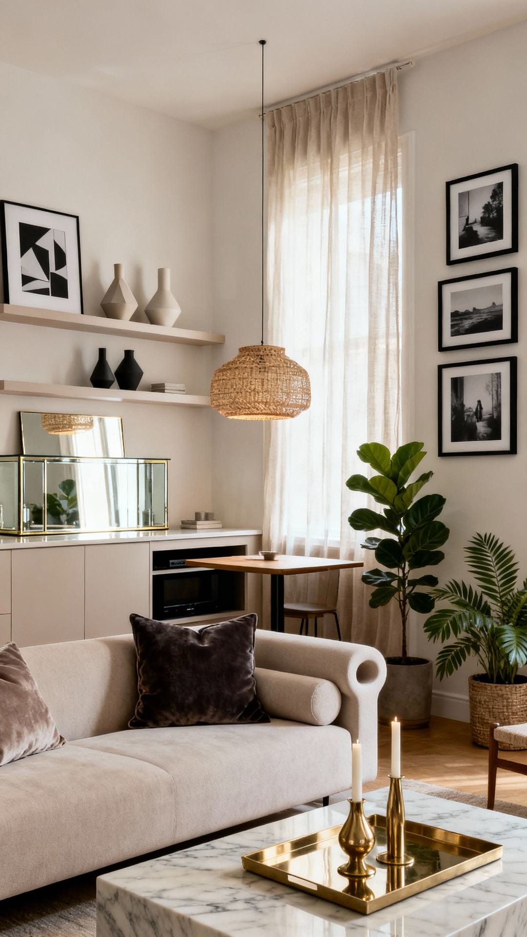 Art Gallery Chic With Hidden Media