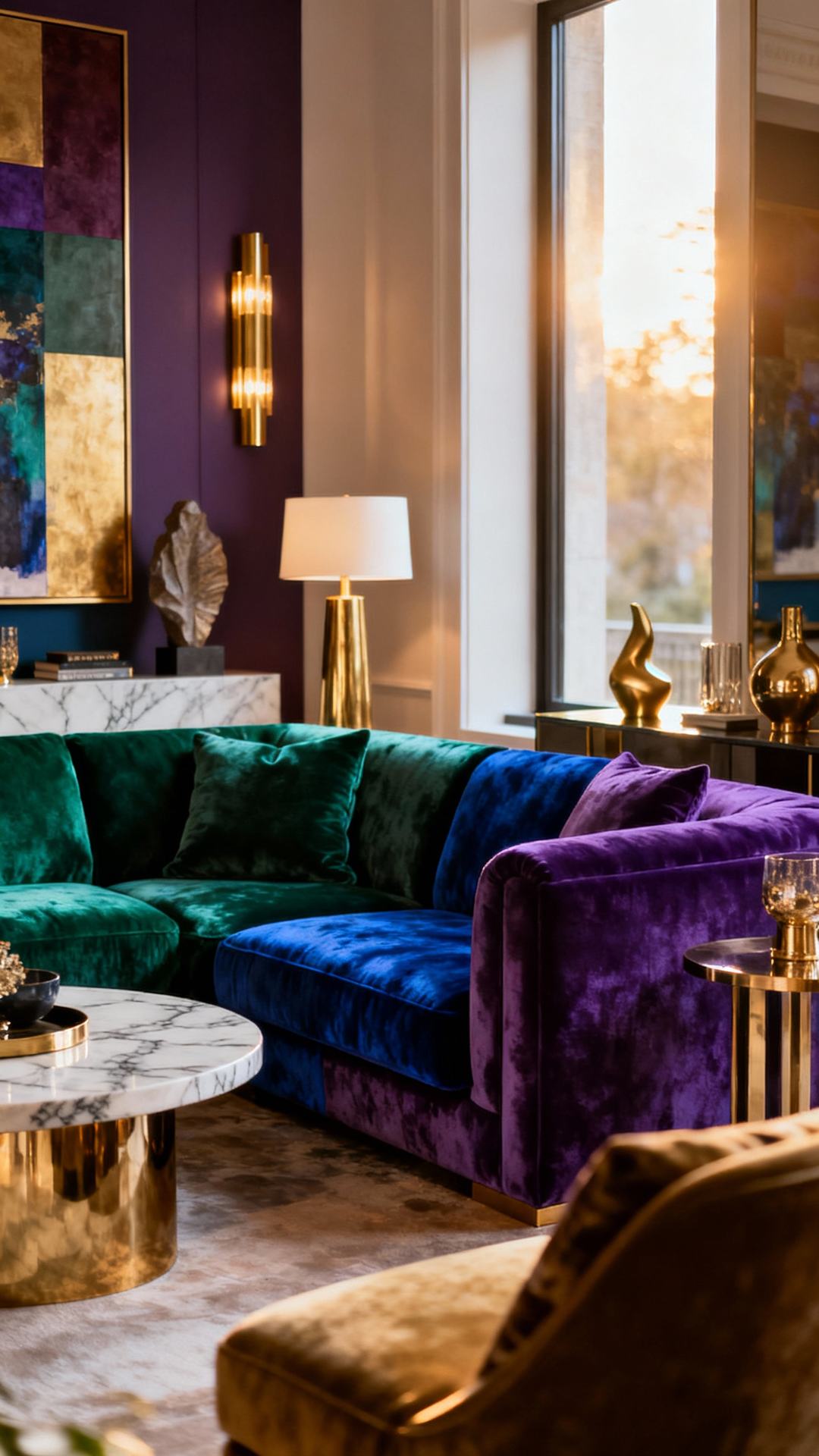 Bold Color Block Glam