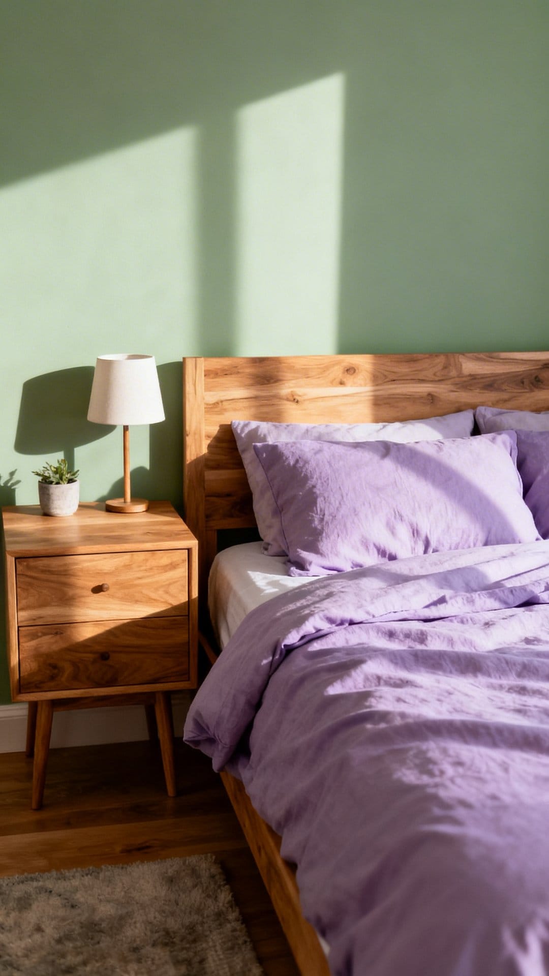 Bring In Natural Wood To Warm It Up