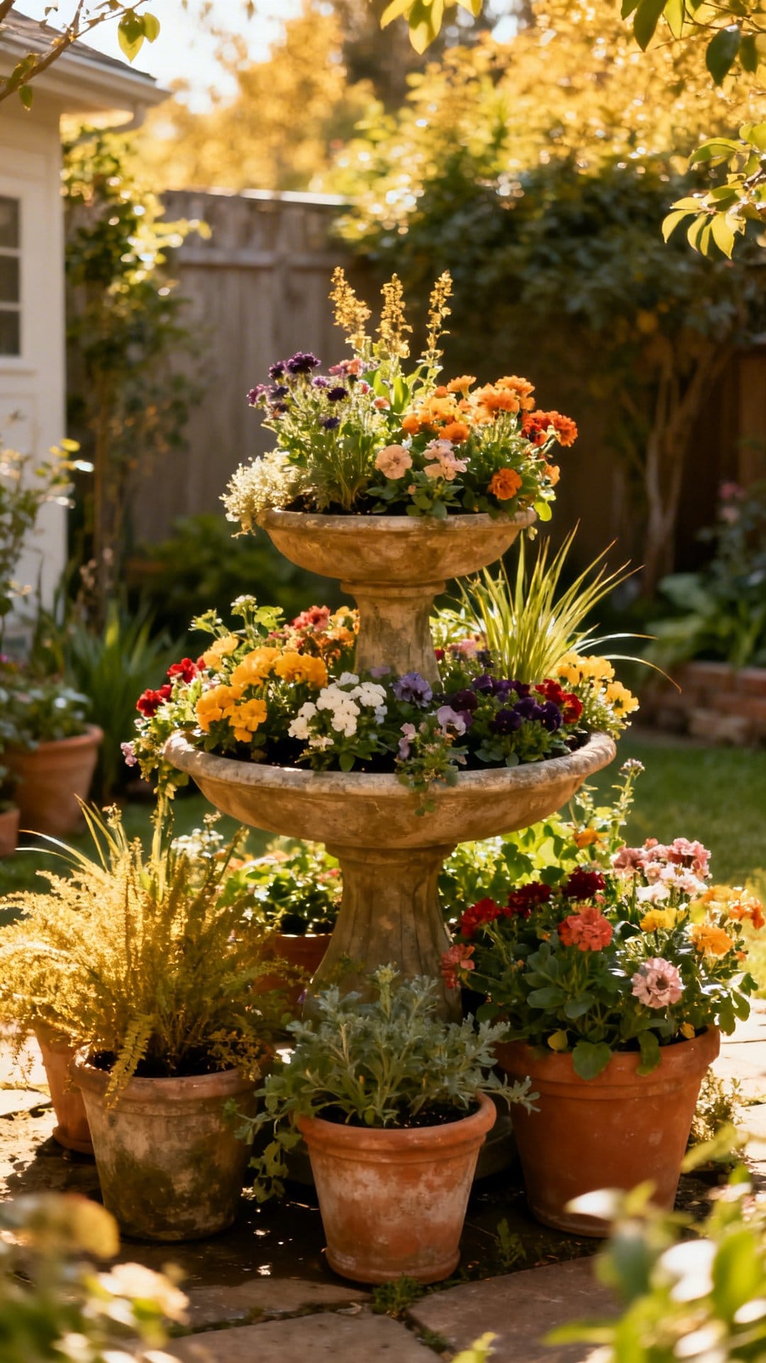 Build Up With Tiered Planters