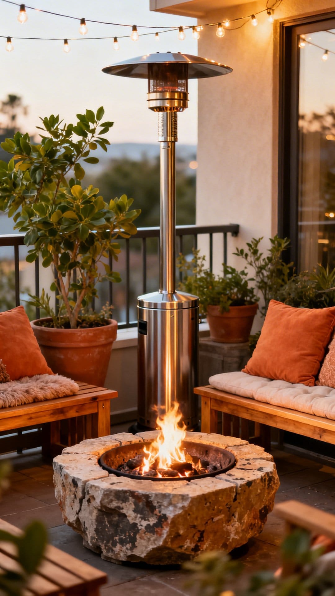 Compact Balcony-Friendly Gas Column