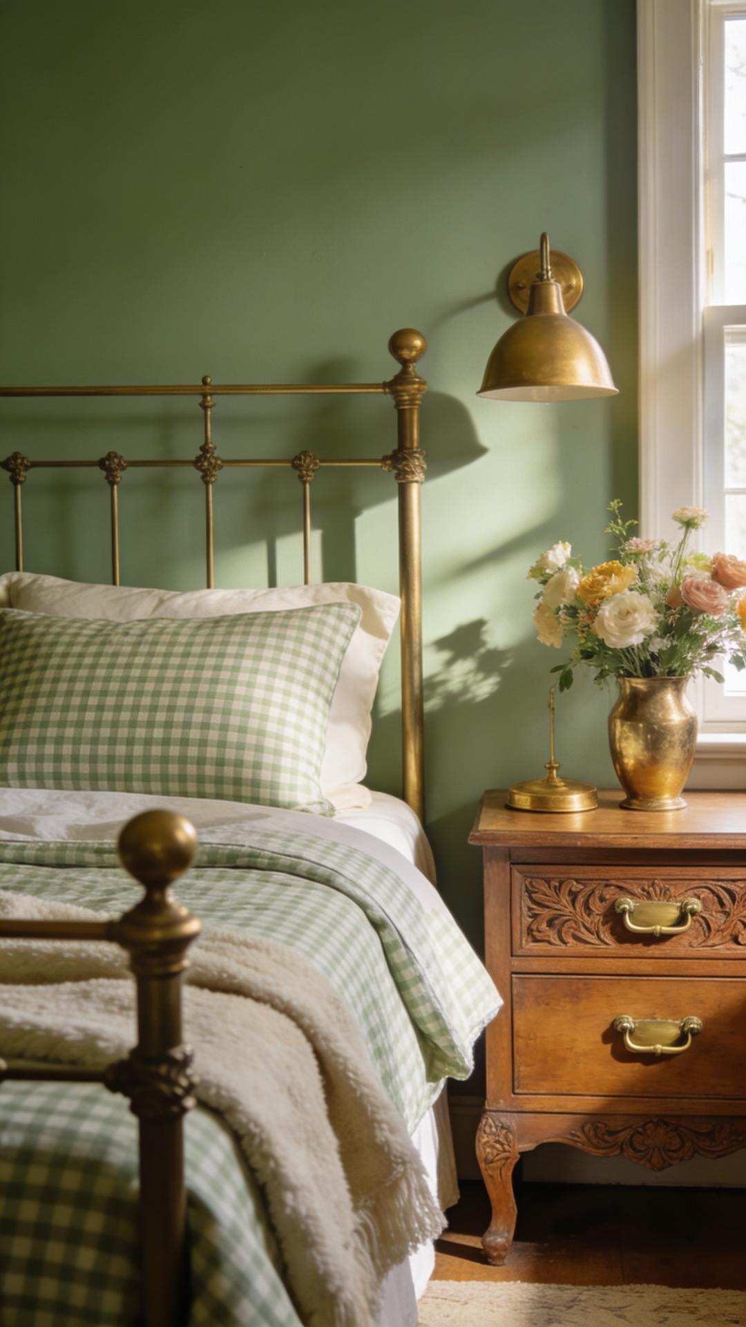Cozy Cottagecore With Gingham And Brass