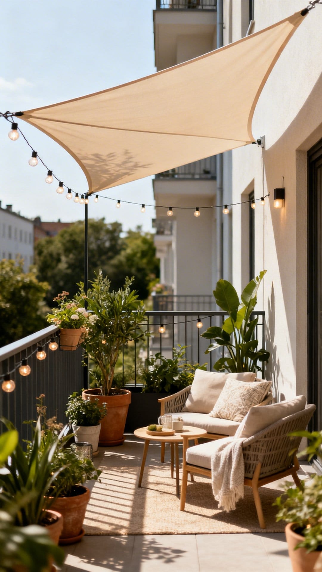 Create Shade With a Sleek Umbrella or Sail