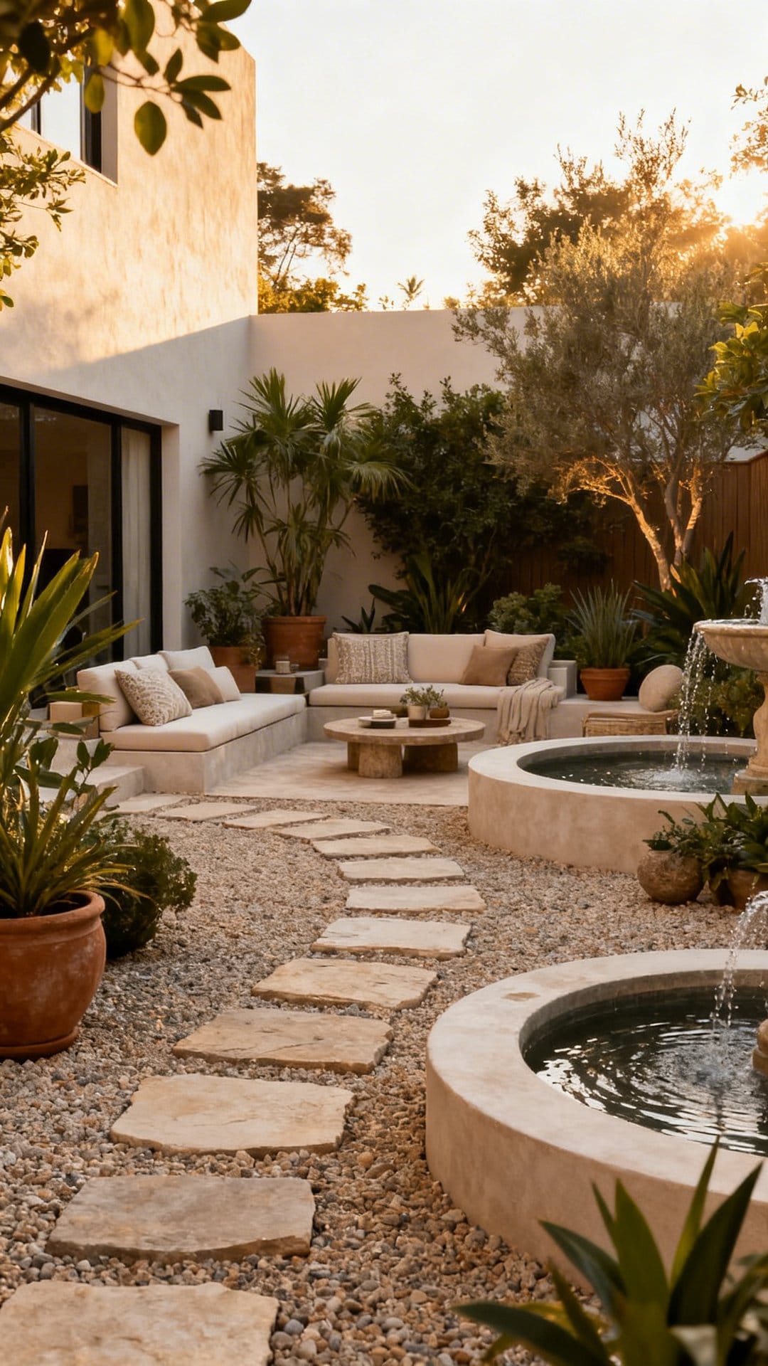 Create a Gravel Courtyard