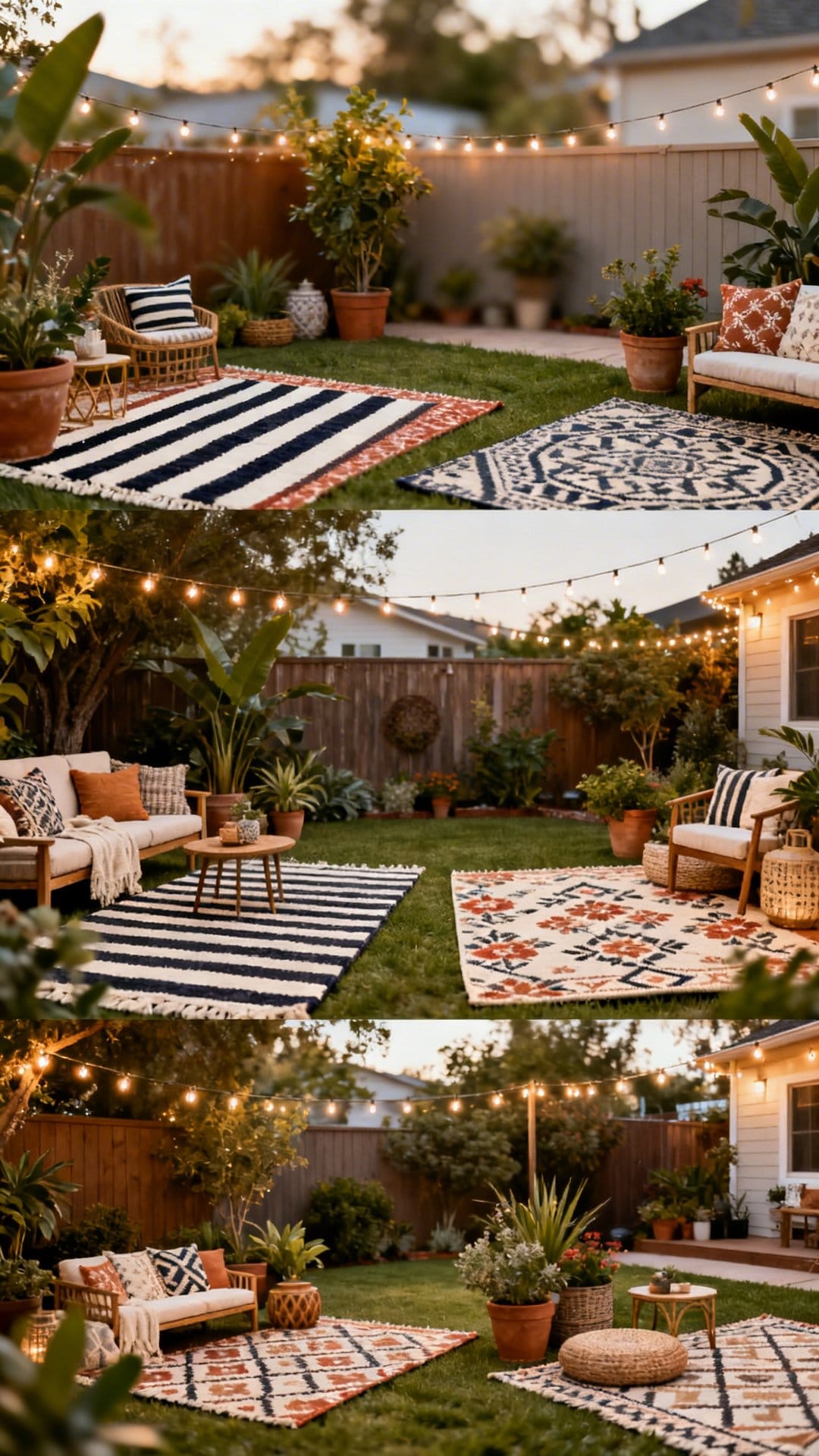 Define Zones With Outdoor Rugs