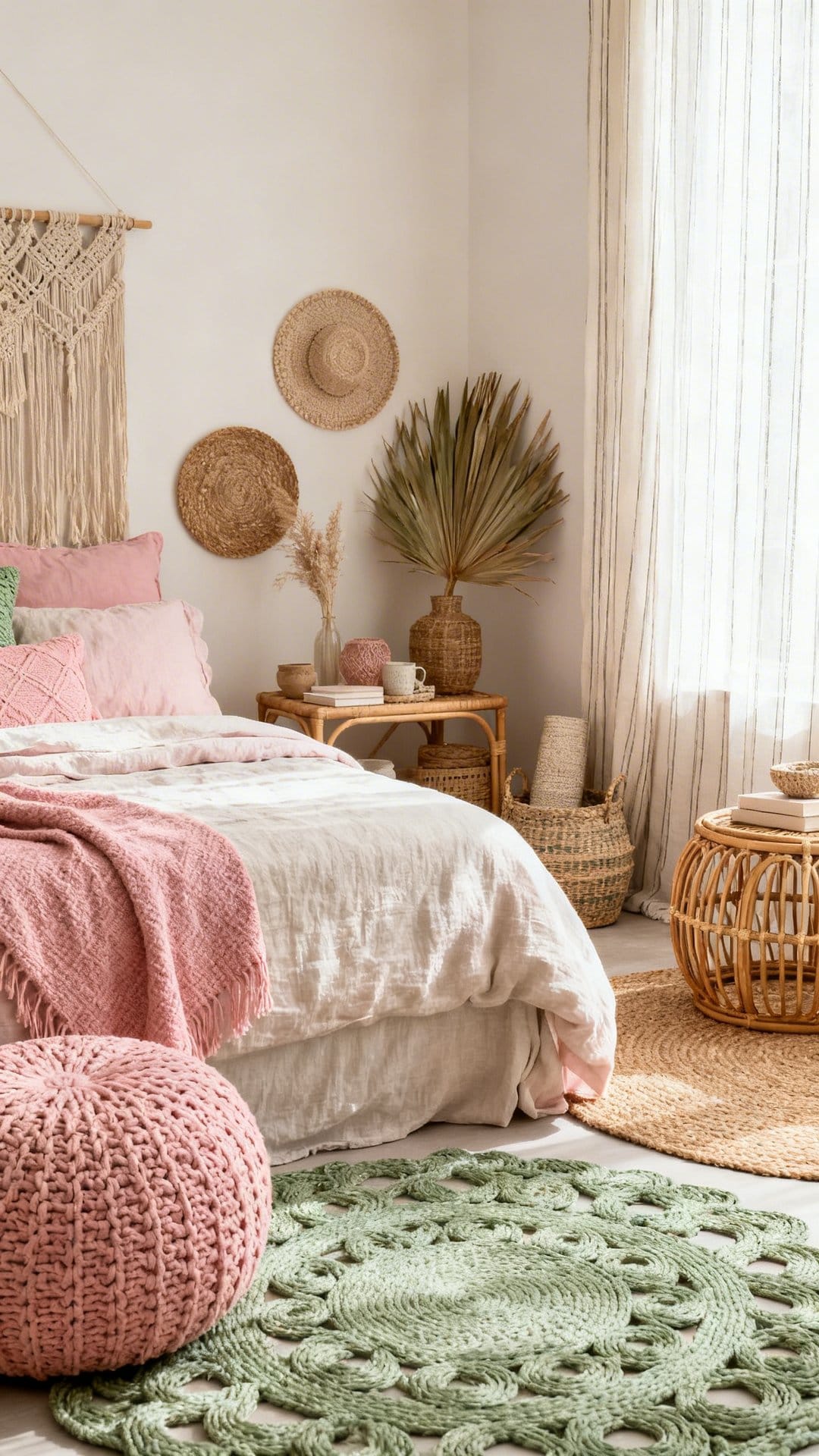 Earthy Boho With Natural Fibers