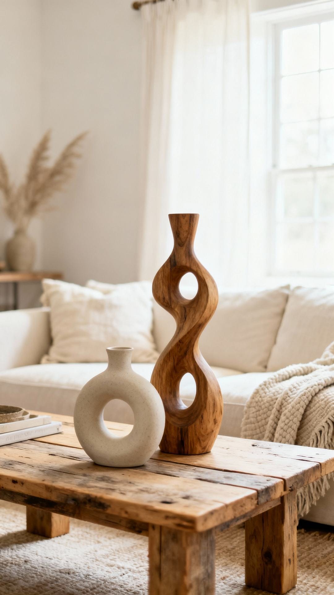 Farmhouse Minimalist With Sculptural Decor