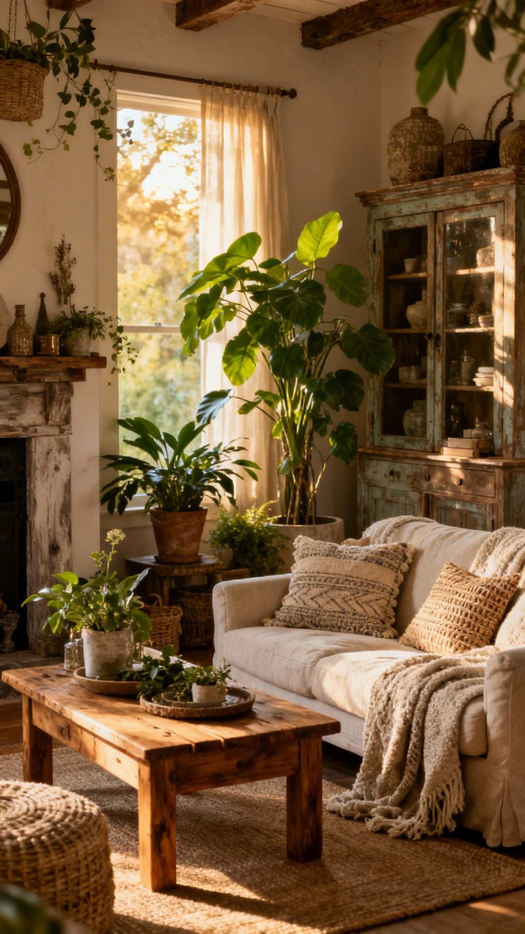 Farmhouse With Botanical Greenery