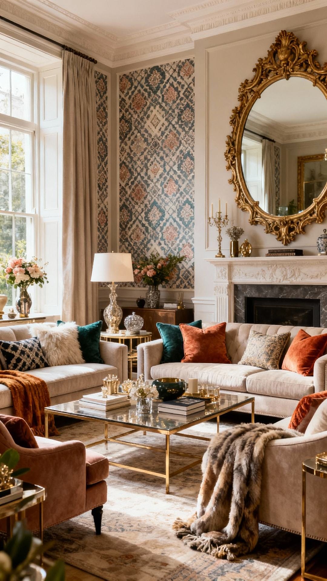 Grandmillennial Luxe With Pattern Play