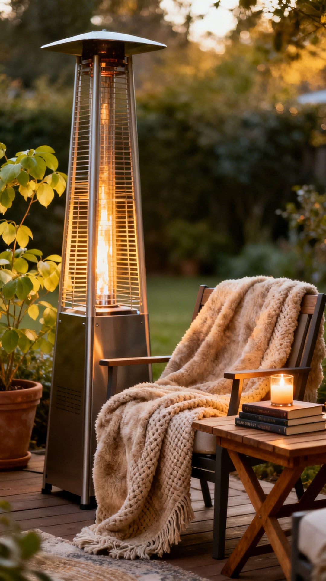 Heat Without The Drama: Patio Heaters And Throws