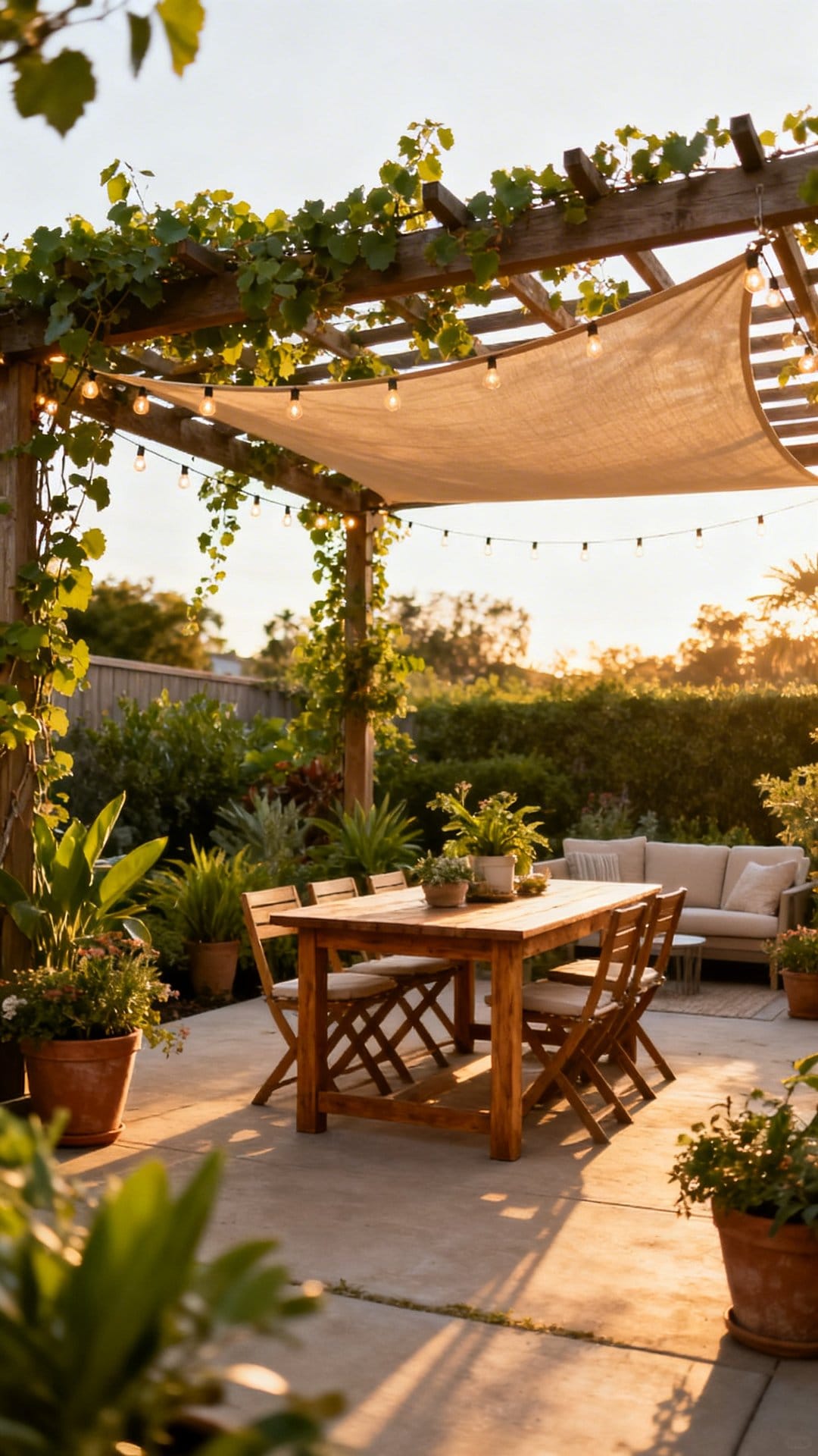 Install A Pergola Or Shade Sail