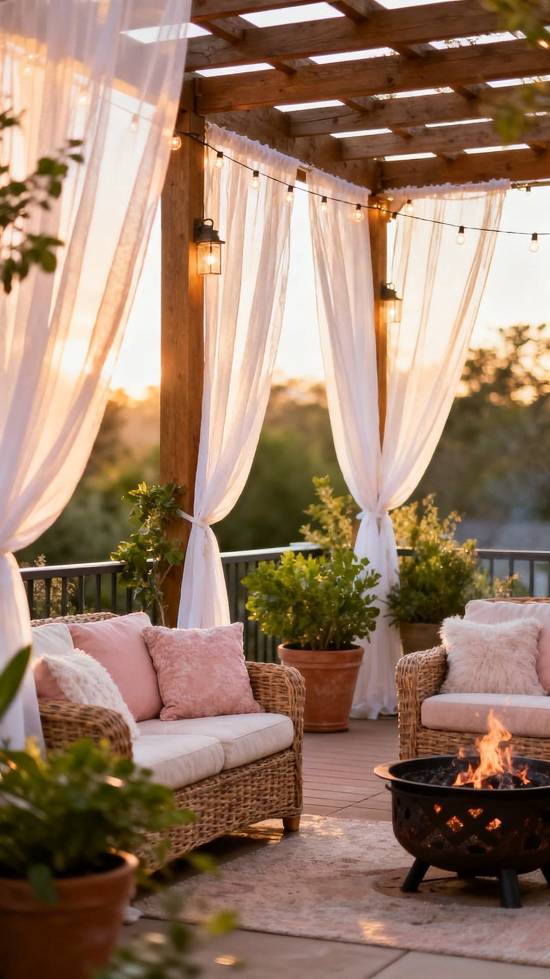 Install Outdoor Curtains For Resort Vibes