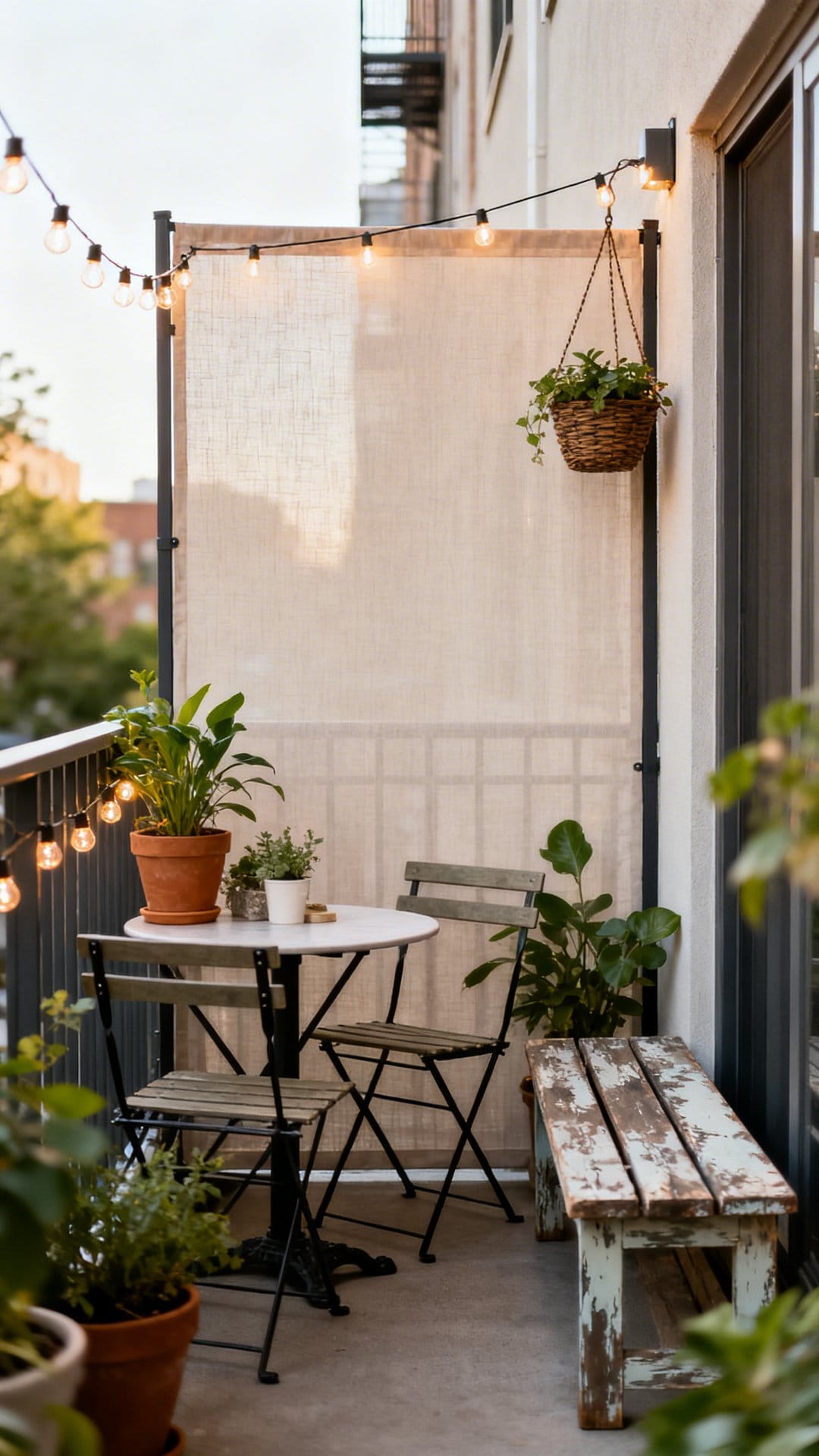 Install a Compact Privacy Screen