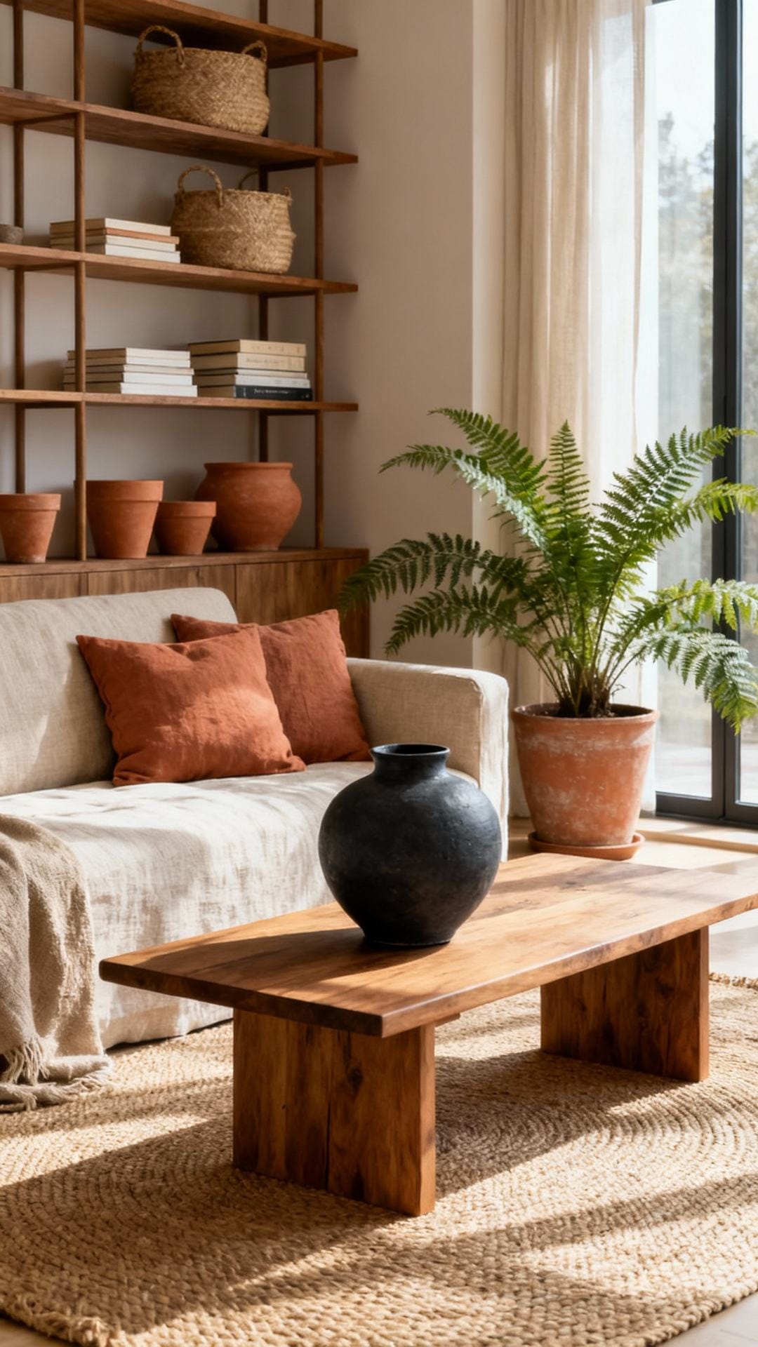 Japandi Calm With Clay and Charcoal