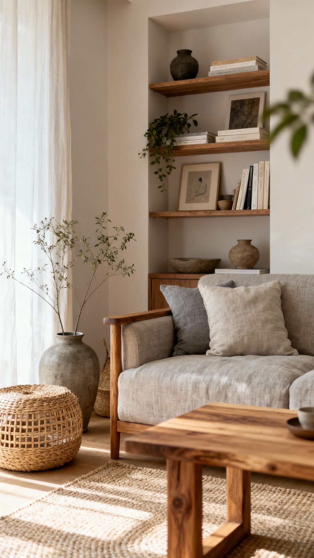 Japandi Calm with Natural Texture