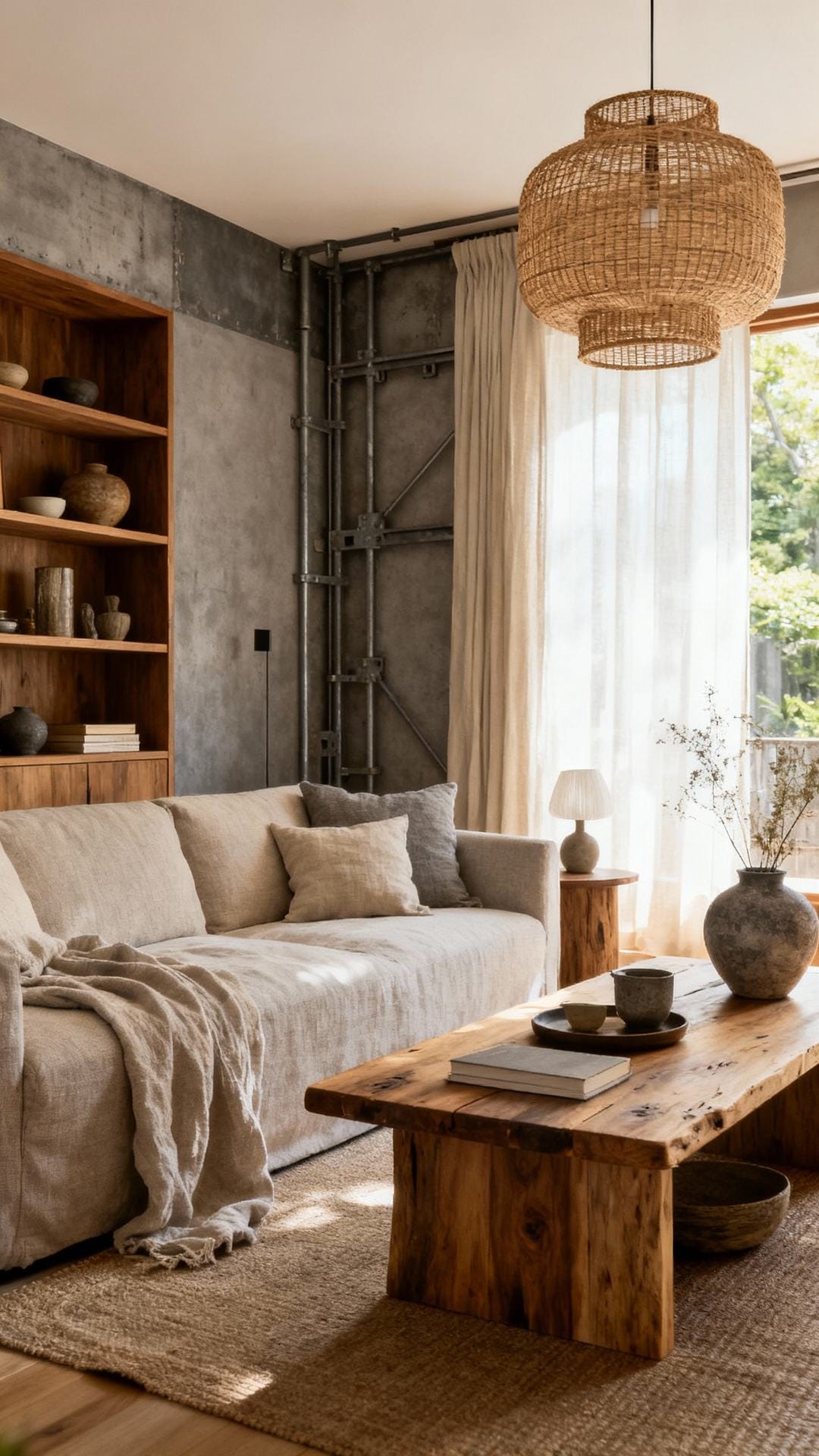 Japandi Industrial With Softened Edges