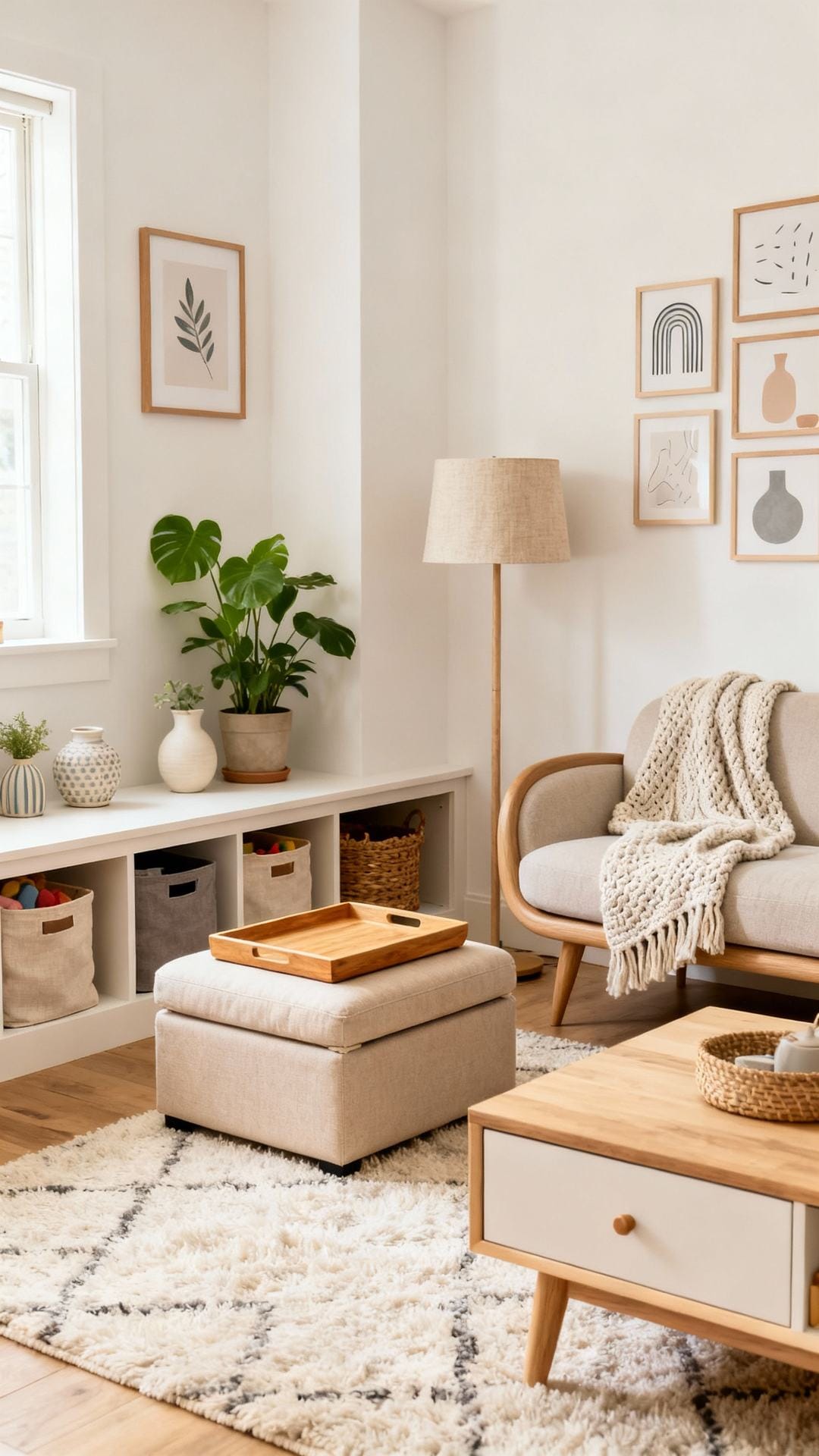 Kid-Friendly Scandi With Hidden Storage