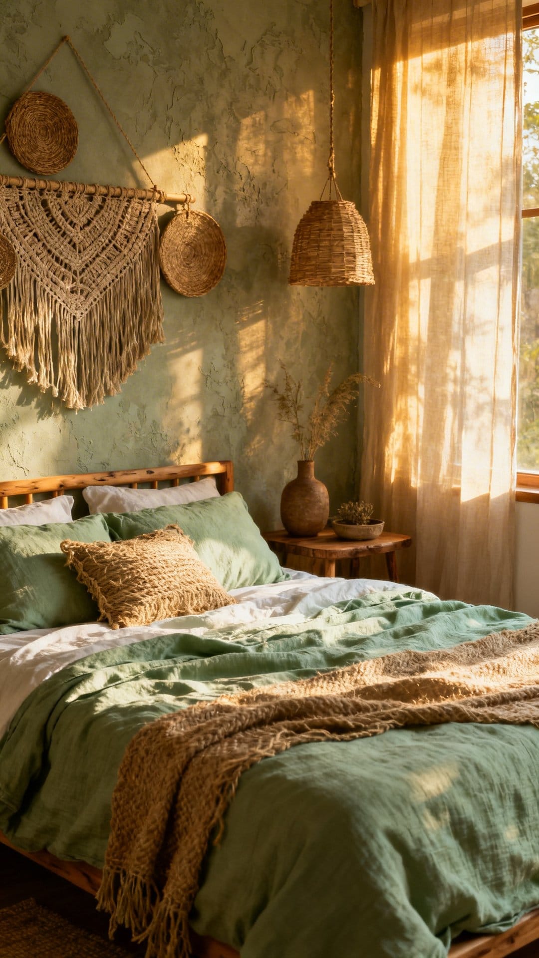 Layer Natural Textures (Rattan, Jute, and Wood)