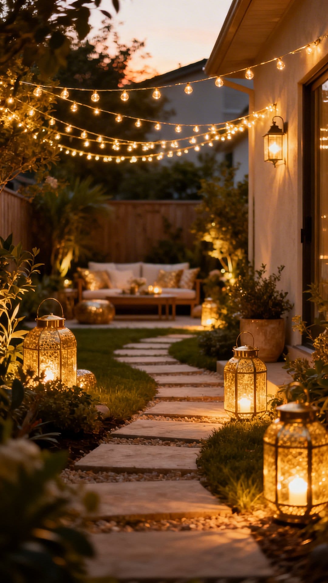 Layer Outdoor Lighting for Magic Hour