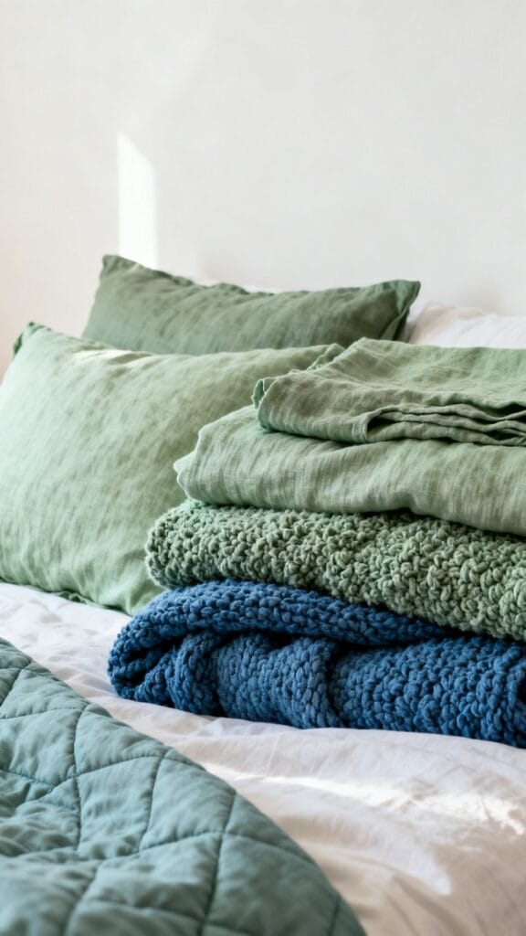 Layer Textures: Linen, Boucl, And Quilts