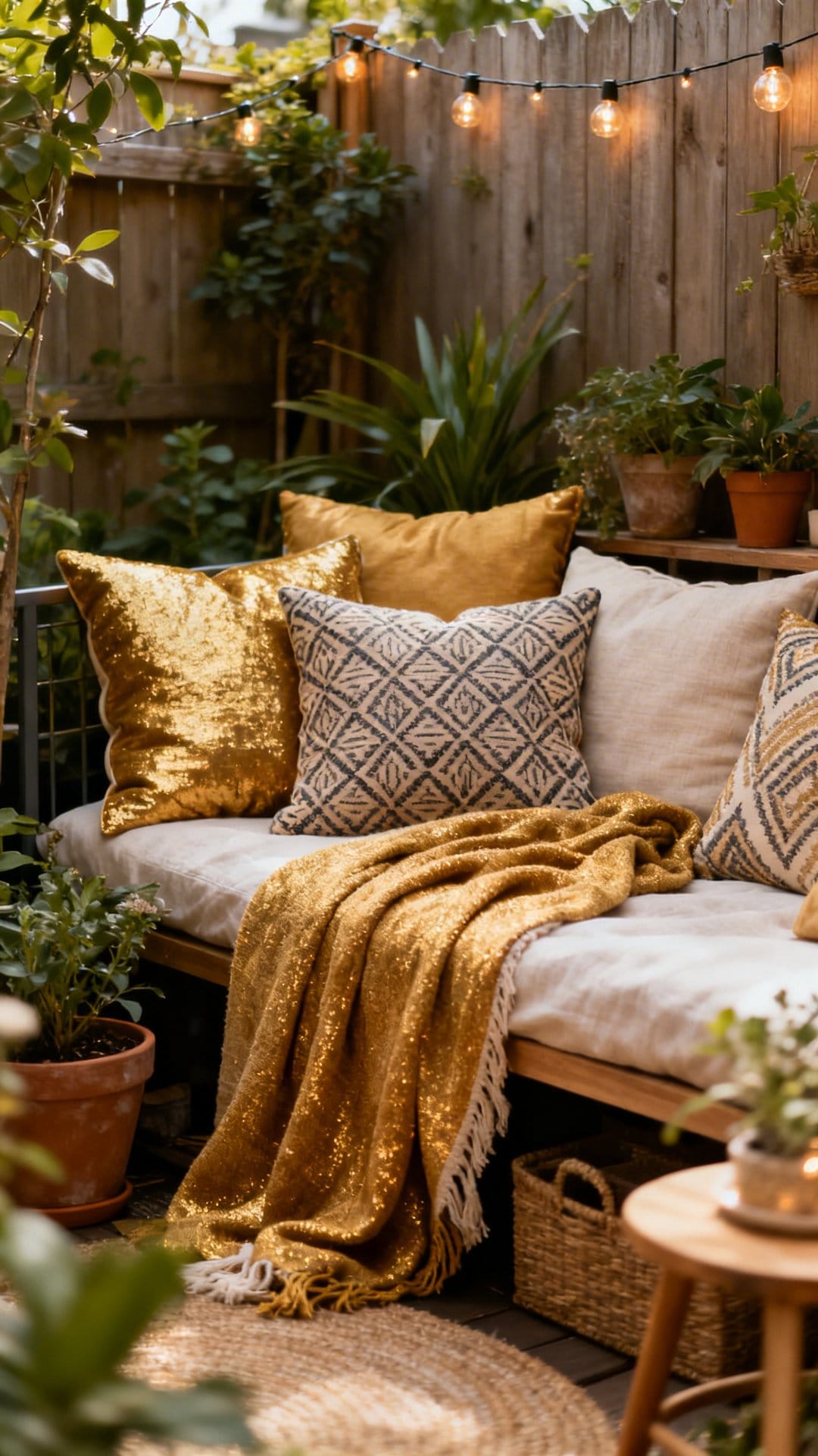 Layer Textures With Cushions And Throws