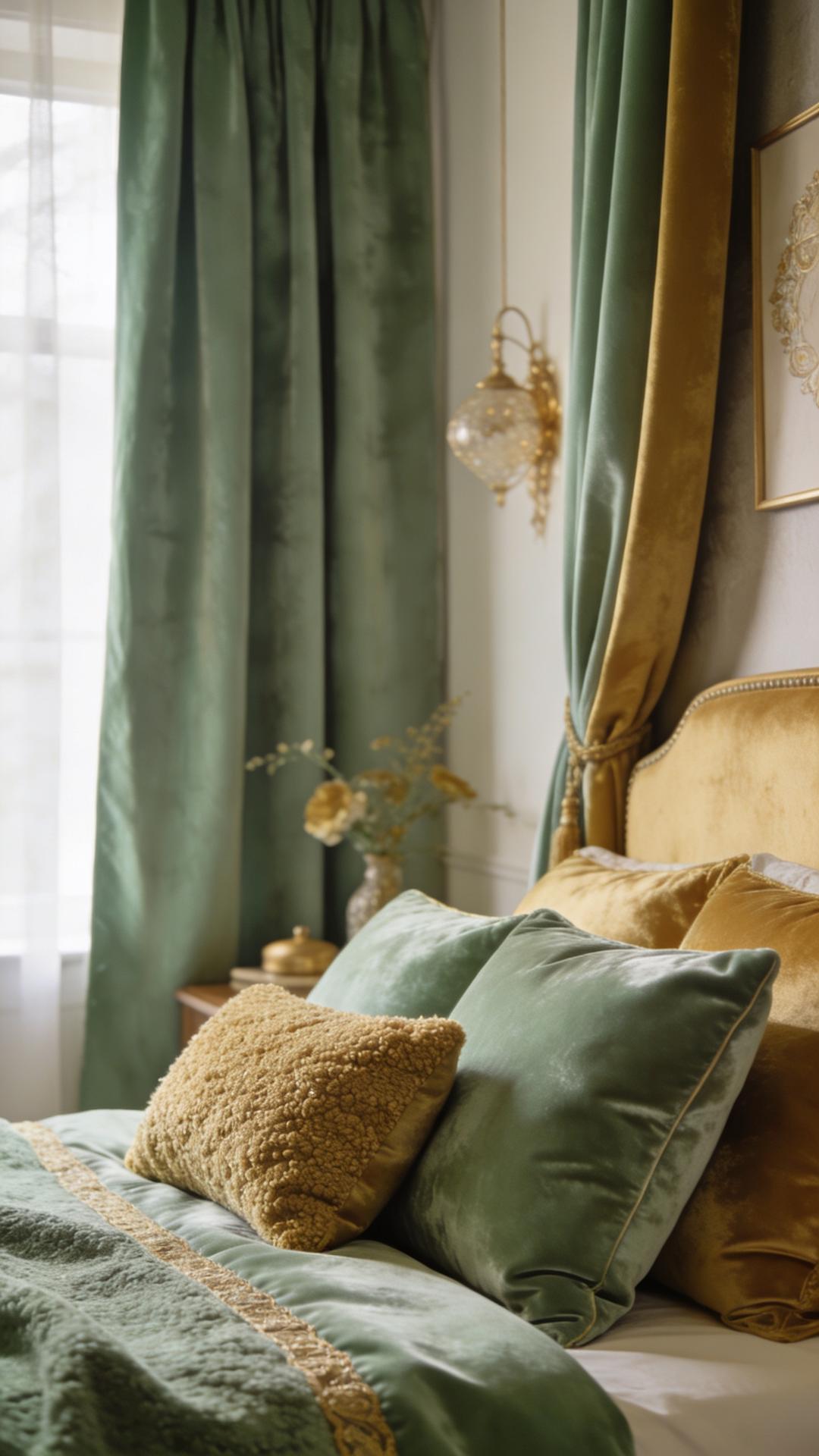 Layered Textures With Velvet And Bouclé