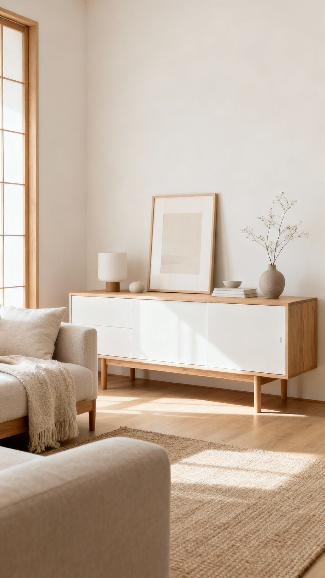 Light Wood Everything With Matte White Accents