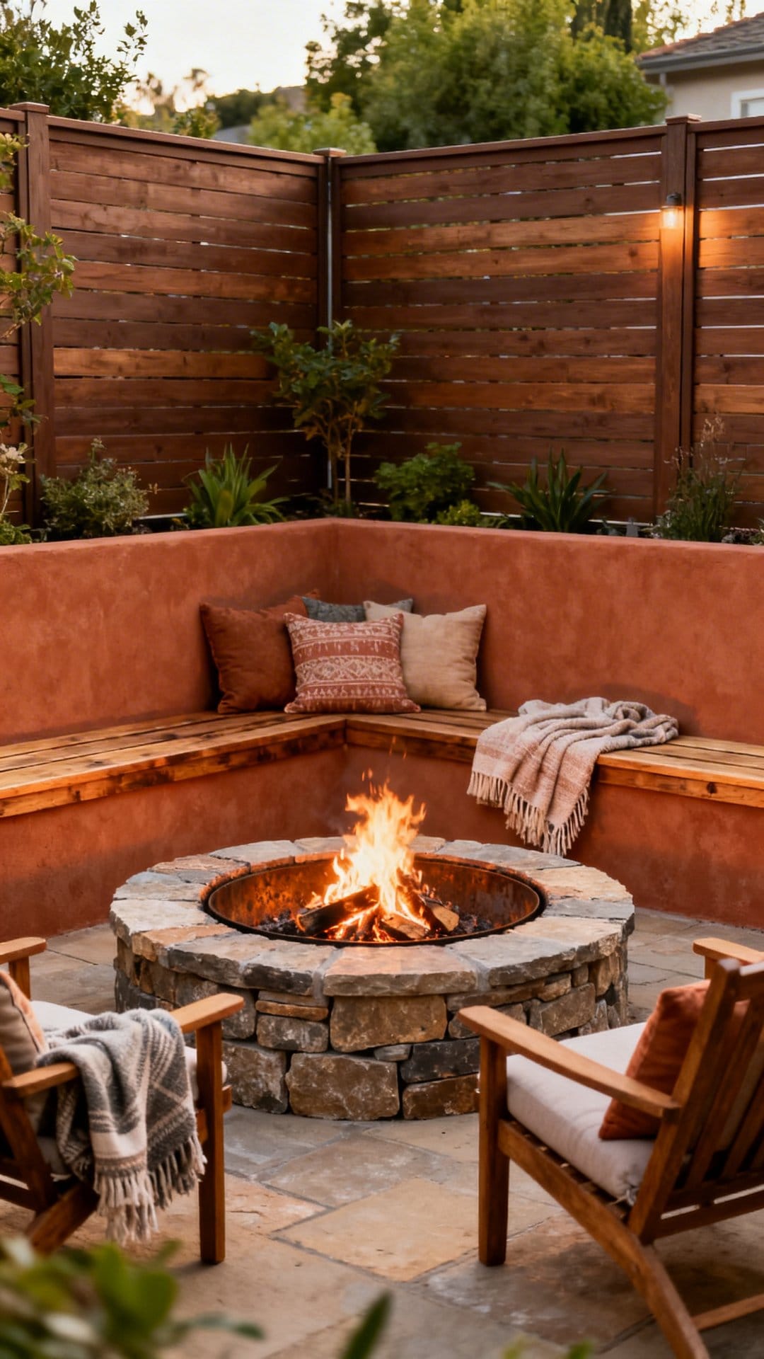 Low Wall Windbreak And Privacy Perch