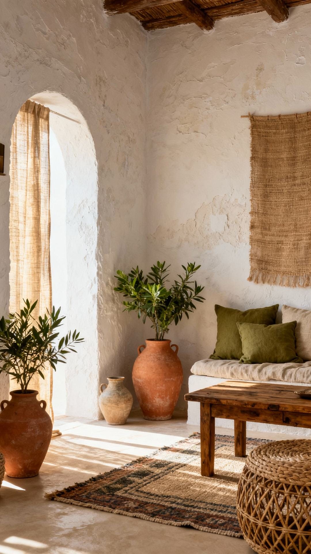 Mediterranean Earth With Limewash Walls