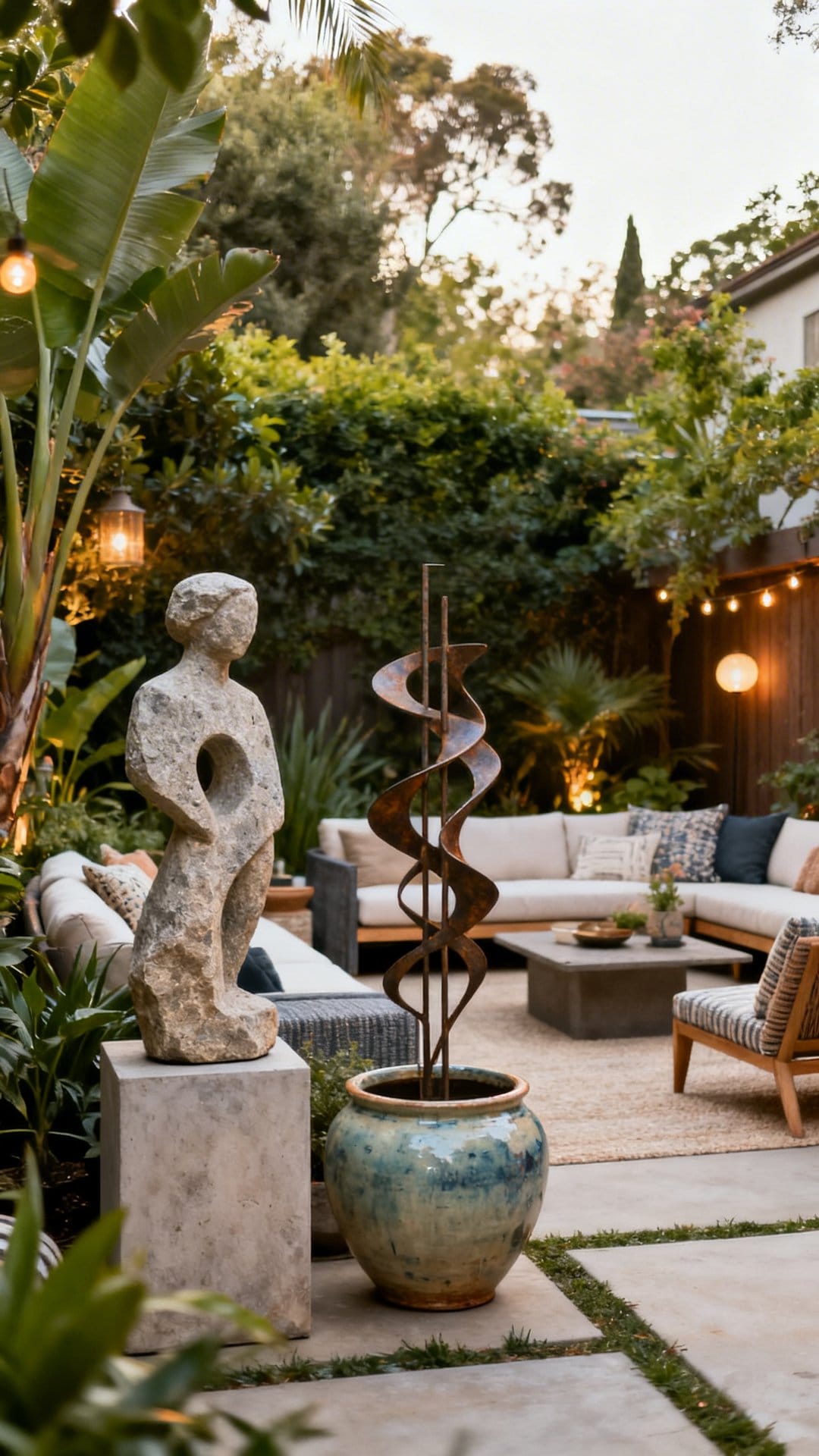Mix In Sculptural Decor and Art