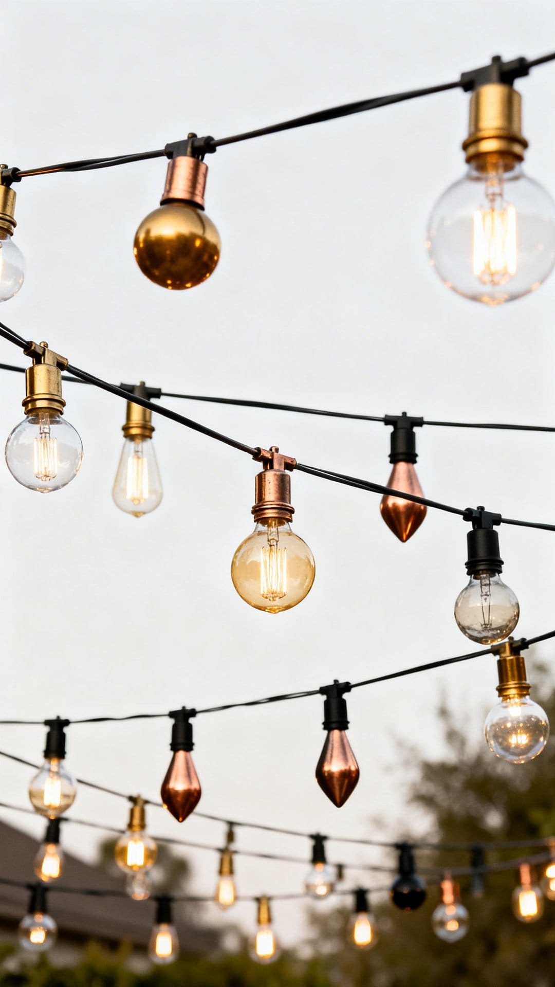 Mix Metals And Bulb Shapes For Character