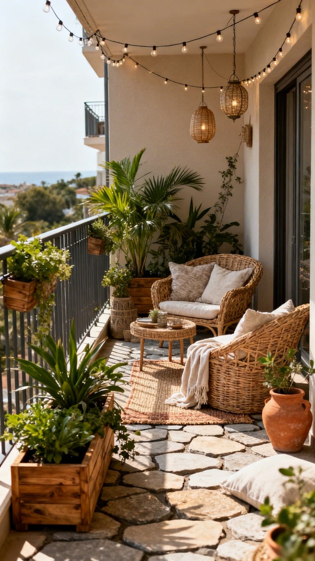 Mix Natural Textures for That “Vacation” Feel