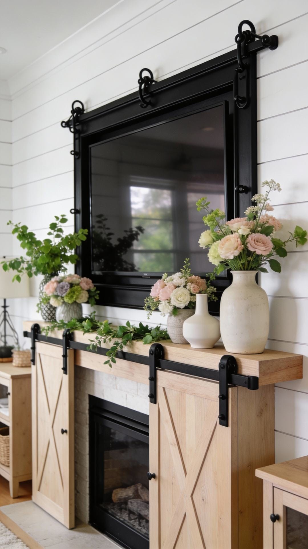 Modern Farmhouse With Black Accents