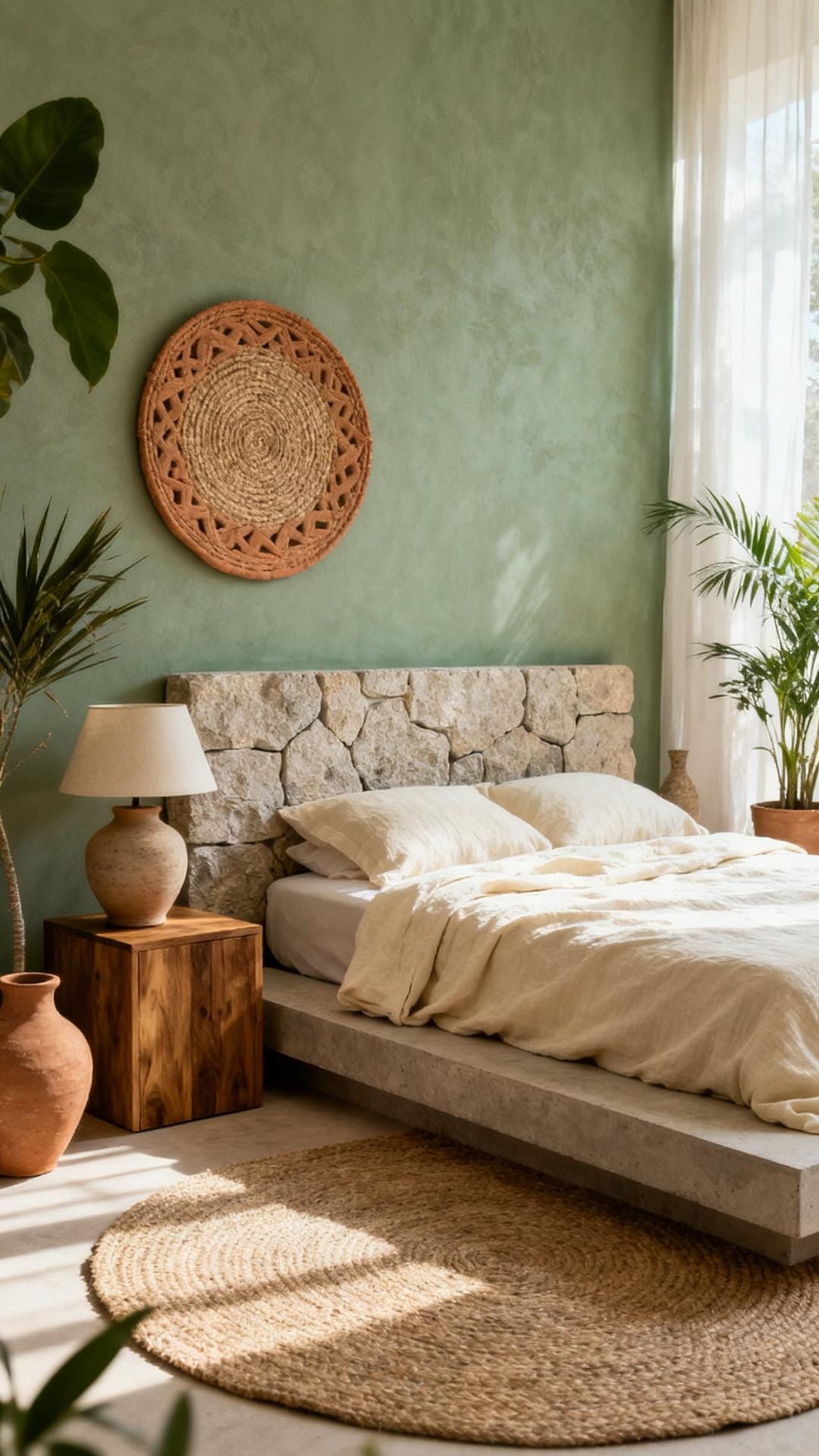 Organic Modern With Stone and Clay Accents