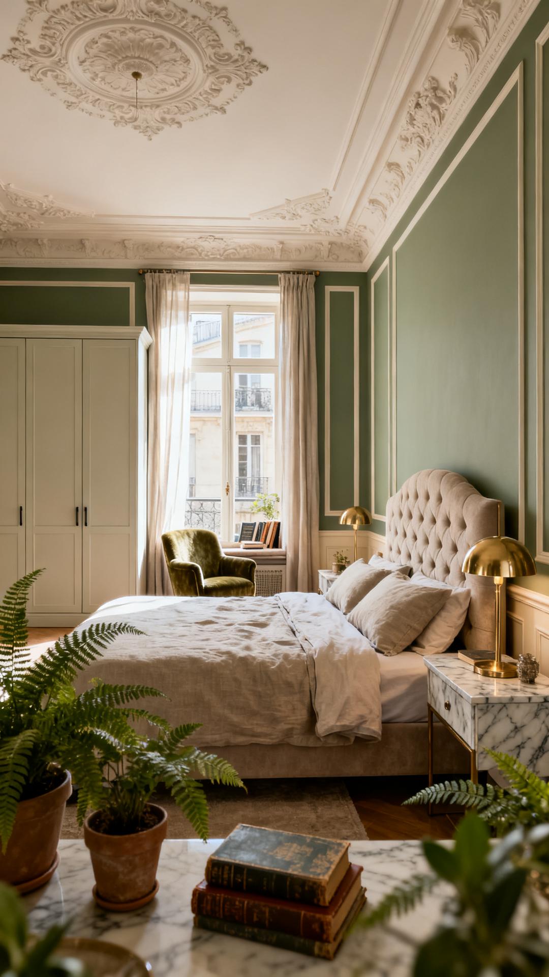 Parisian Apartment Chic With Mouldings