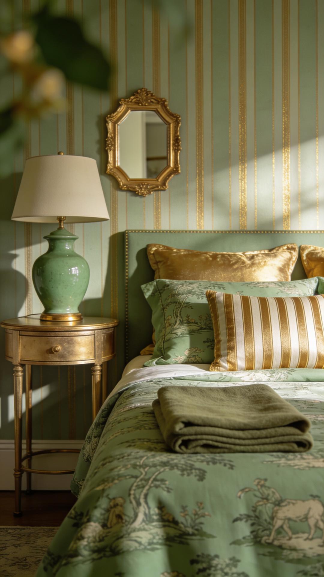 Pattern Party With Toile And Stripes