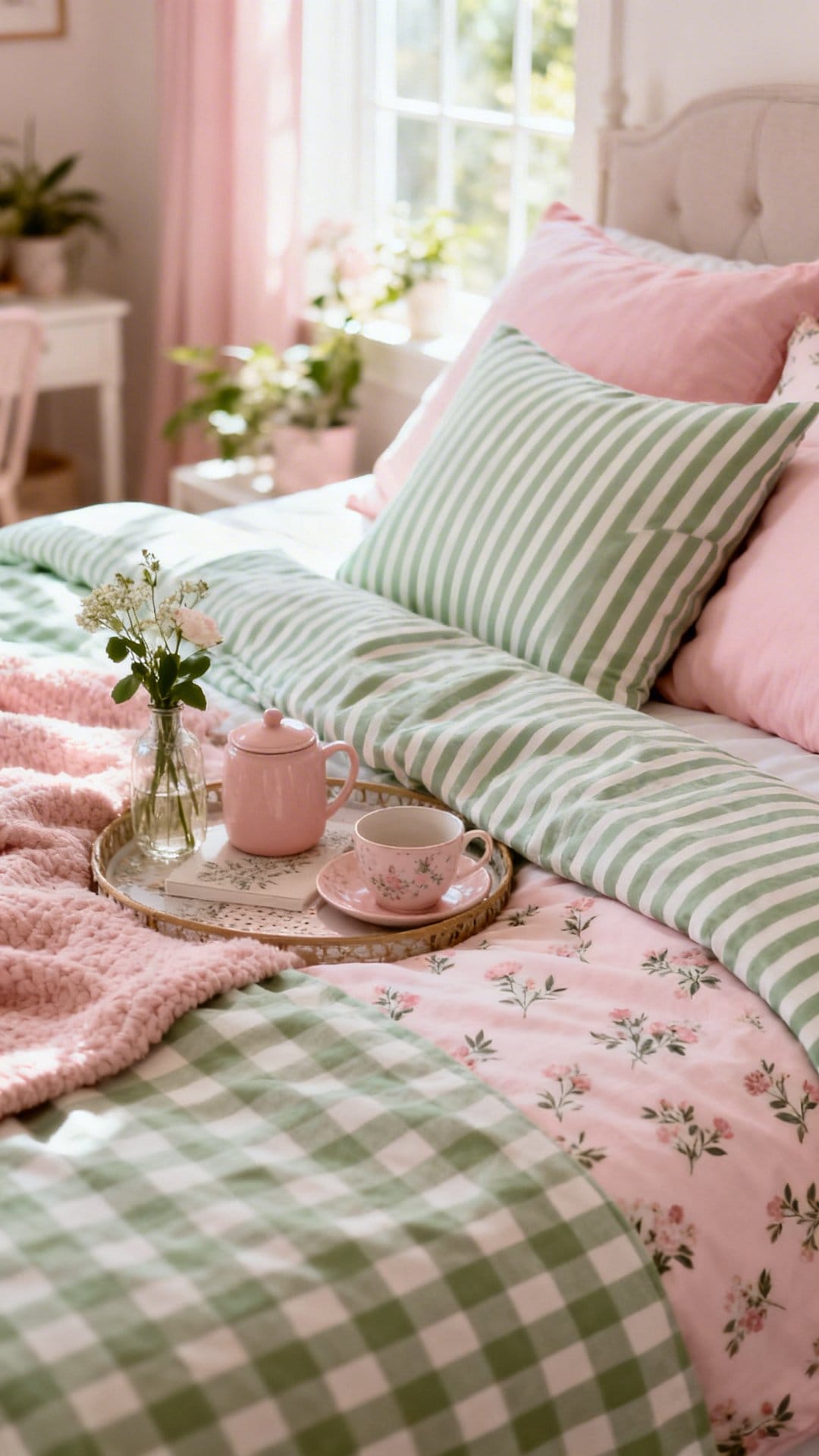 Pattern Play: Stripes, Plaids, And Petite Florals