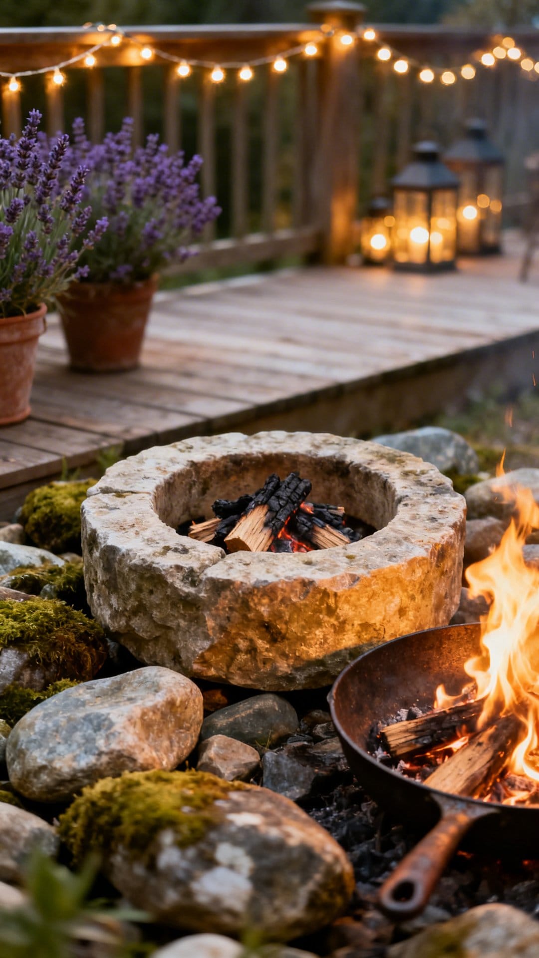 Rustic Stone Ring That Brings The Campfire Home
