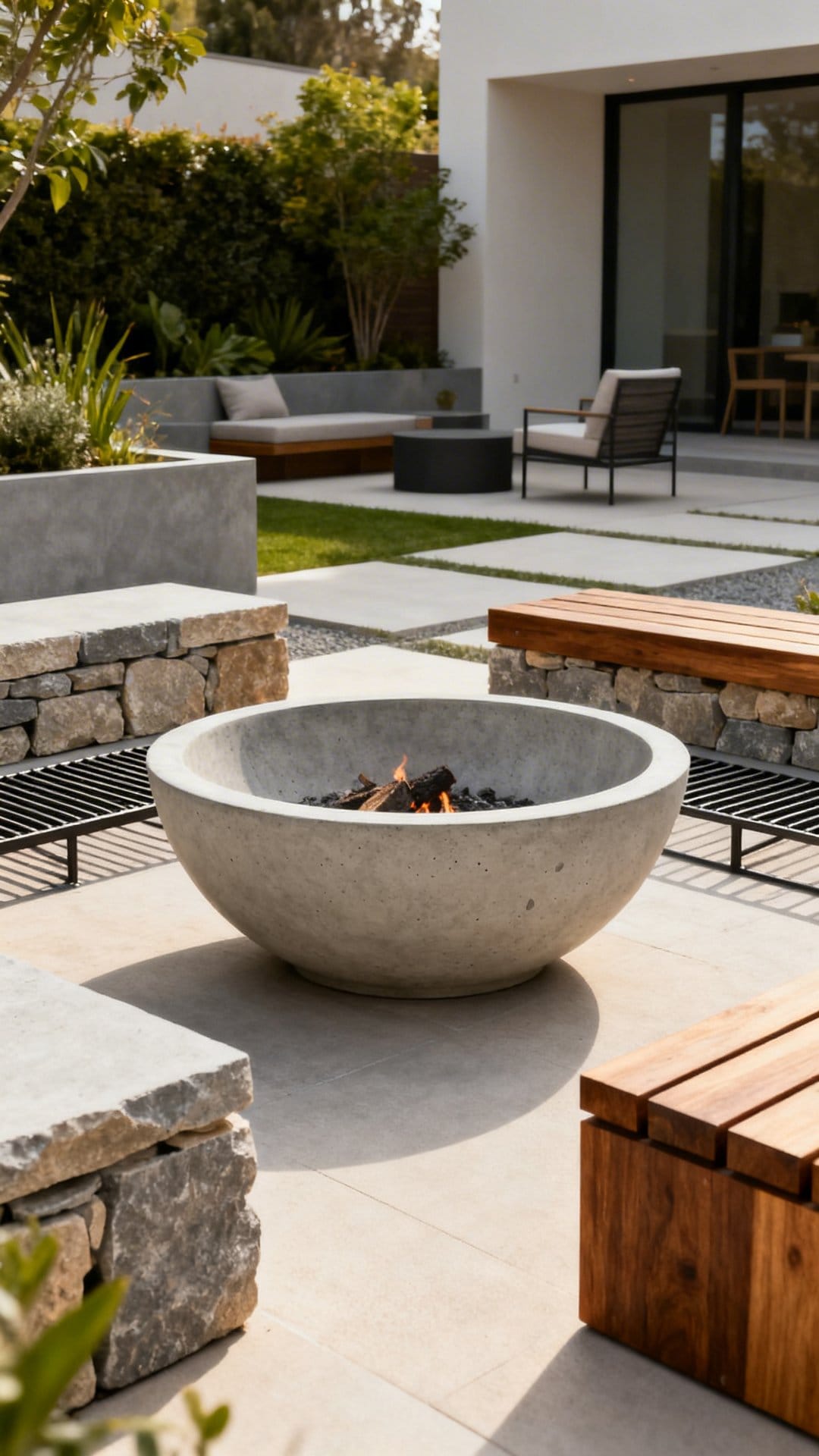 Sleek Concrete Bowl For Modern Minimalists