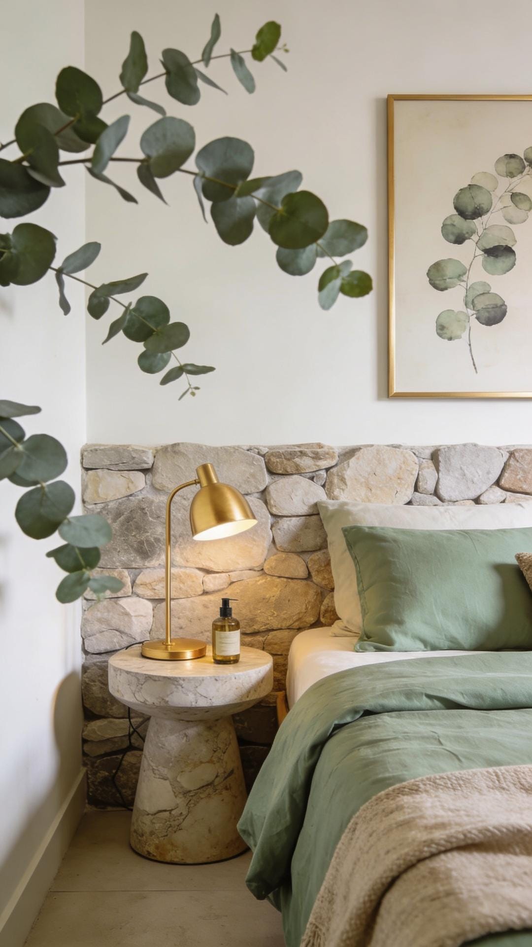 Spa Retreat With Stone And Eucalyptus