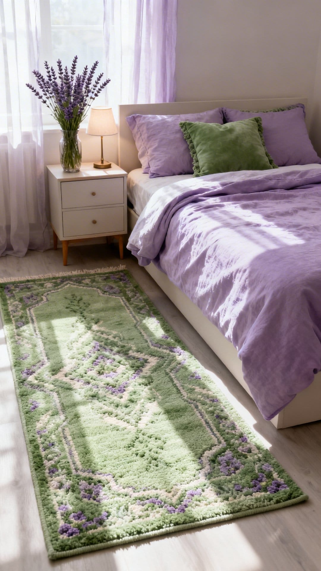 Statement Rug That Marries Both Hues