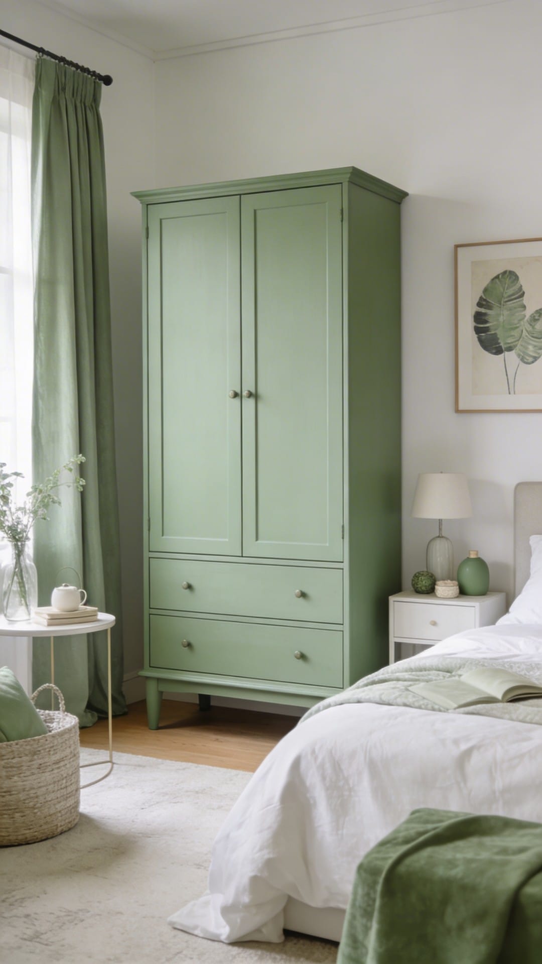 Statement Sage Wardrobe Or Dresser