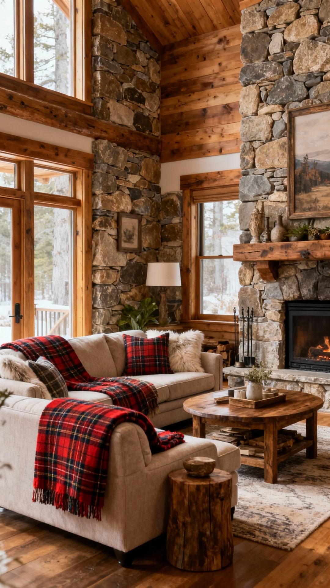 Stone and Plaid Highland Retreat