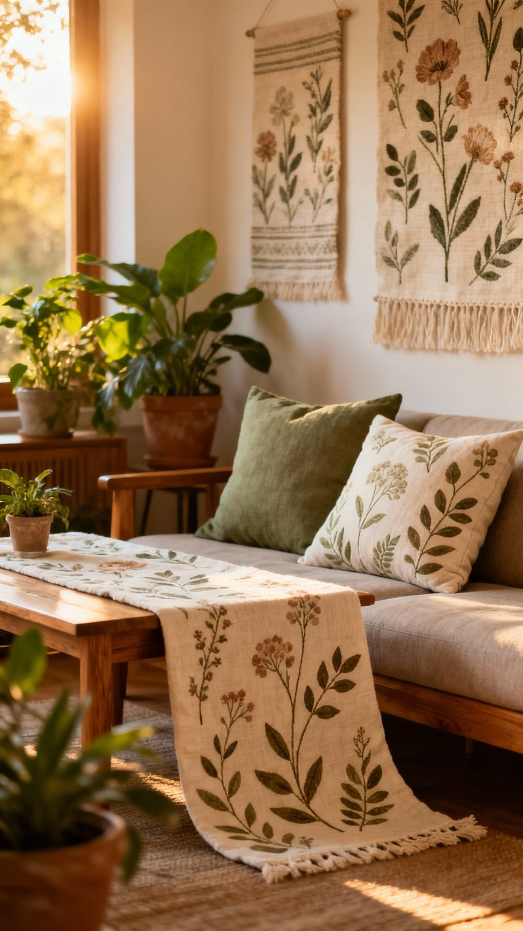 Subtle Botanical Textiles