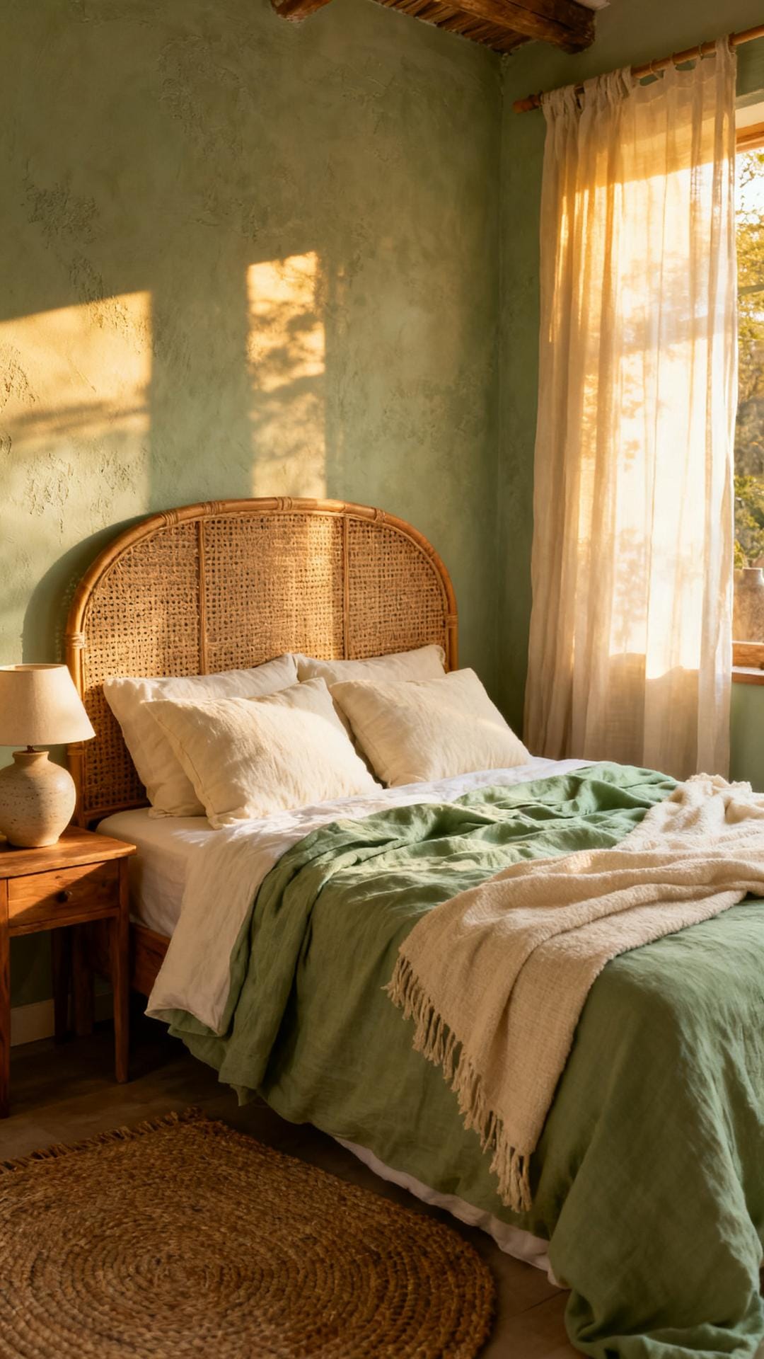 Sun-Washed Cottage Calm With Woven Details