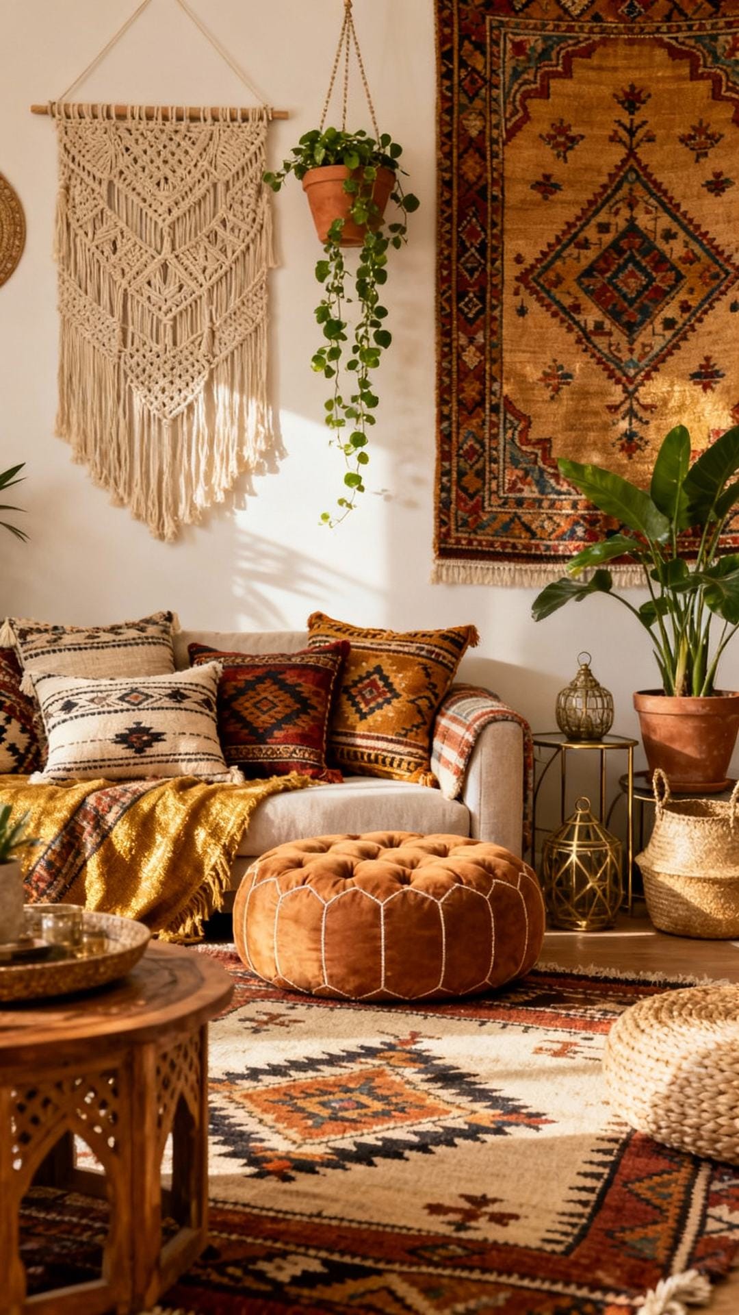 Textiles-Forward Moroccan Fusion