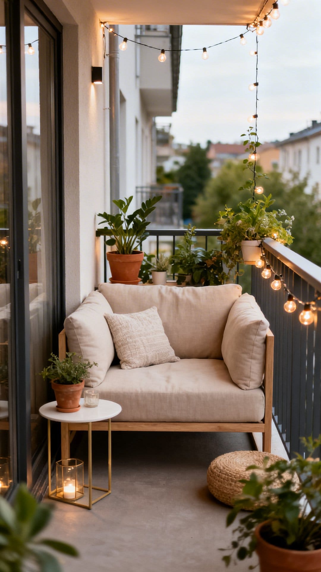 Try a Compact Outdoor Sofa or Loveseat