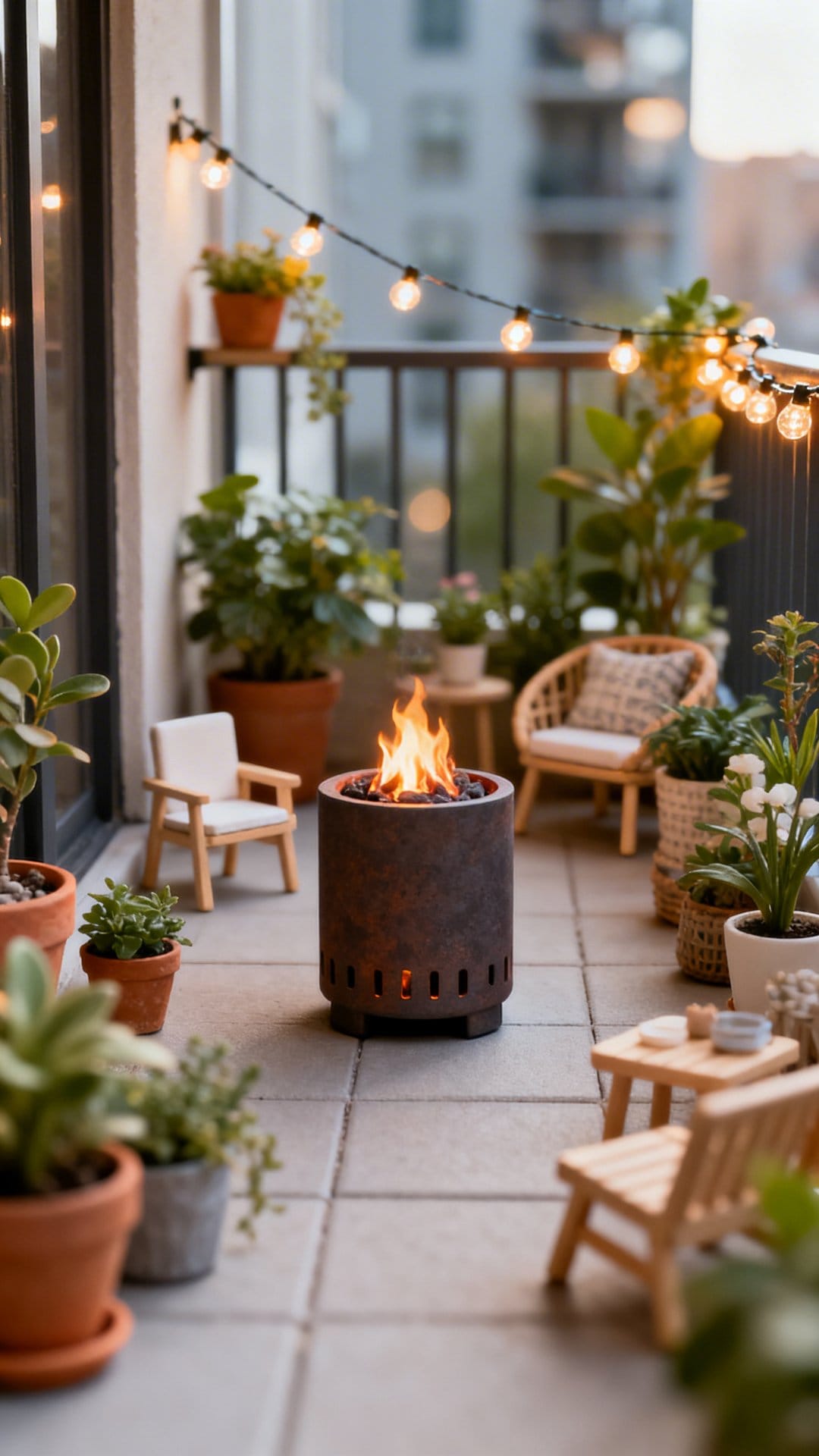 Try a Petite Fire Feature (No Flames Required)