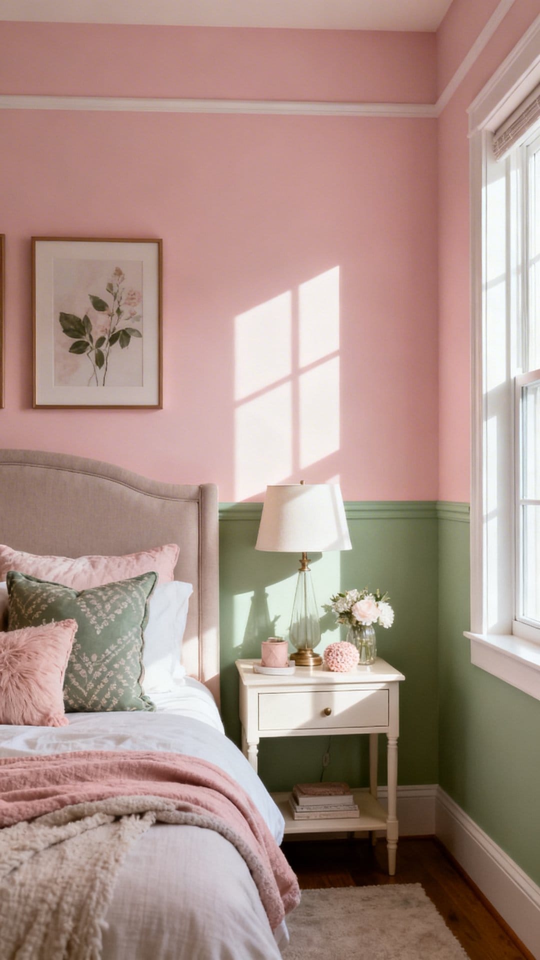 Two-Tone Walls With Chair Rail Drama